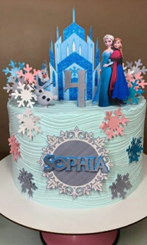 Arquivo de Corte Topo de Bolo Frozen + Brinde-0007