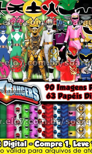 Kit Digital Power Rangers