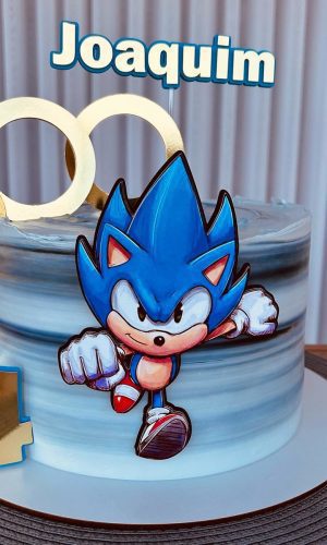 #034 - Arquivo de Corte Topo de Bolo - Sonic