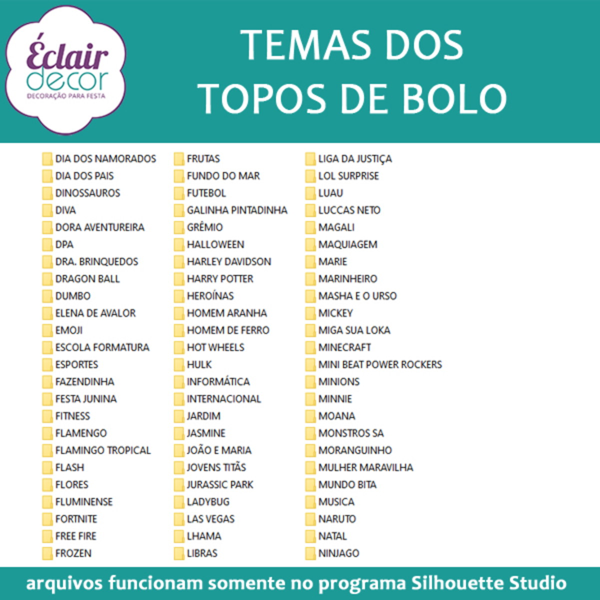 Arquivos de Corte Topo de Bolo - Imagem 4