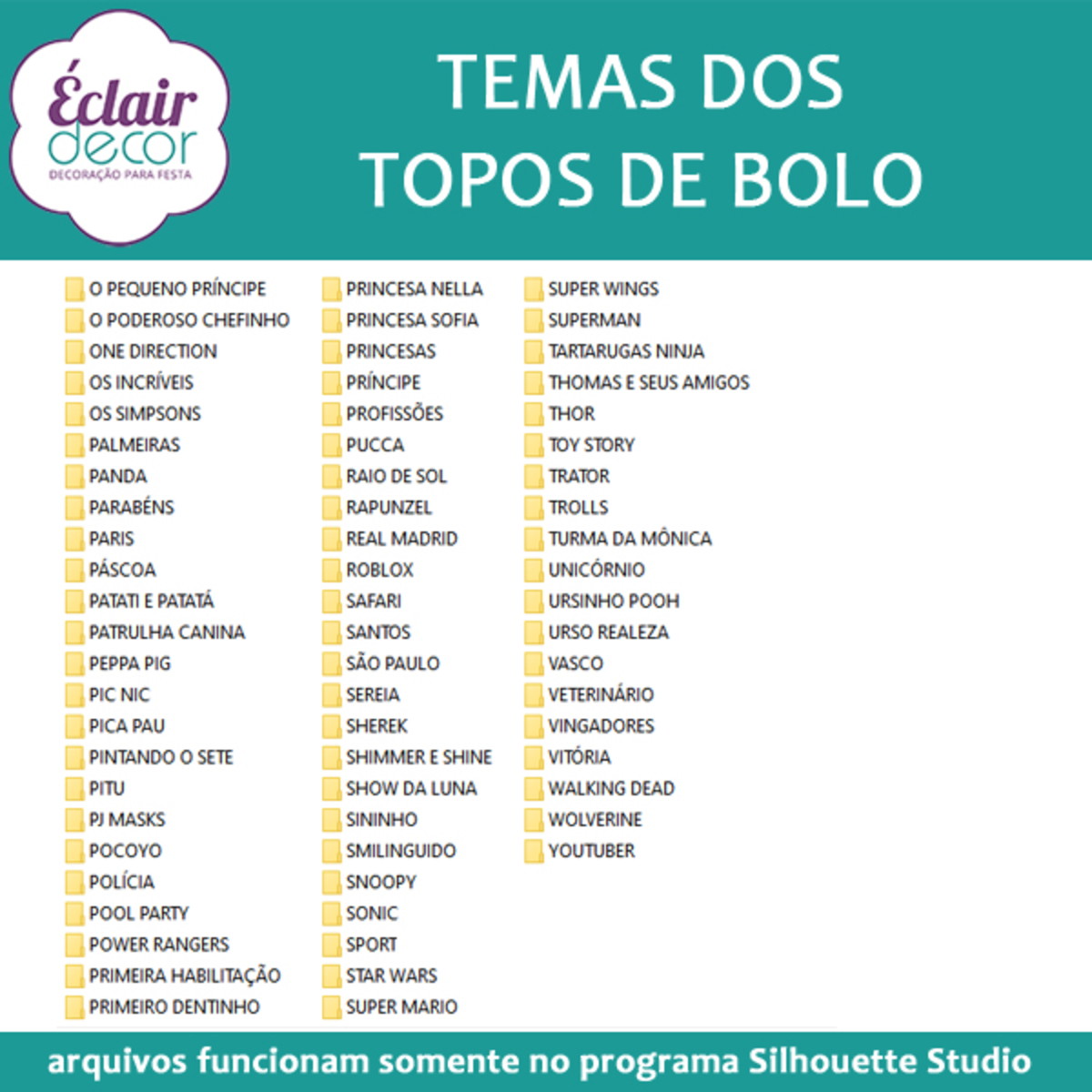 Arquivos de Corte Topo de Bolo - Imagem 5