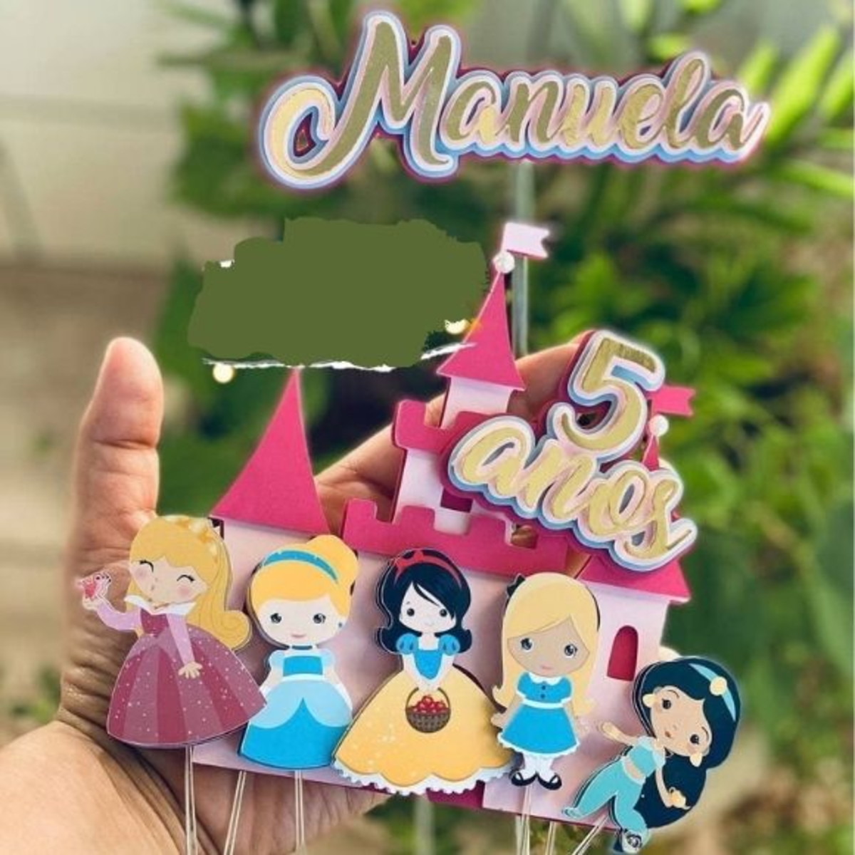 #2163 Arquivo de corte Topo de bolo Princesas STUDIO