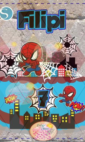 2300 - ARQUIVO TOPO HOMEM ARANHA CUTE - STUDIO