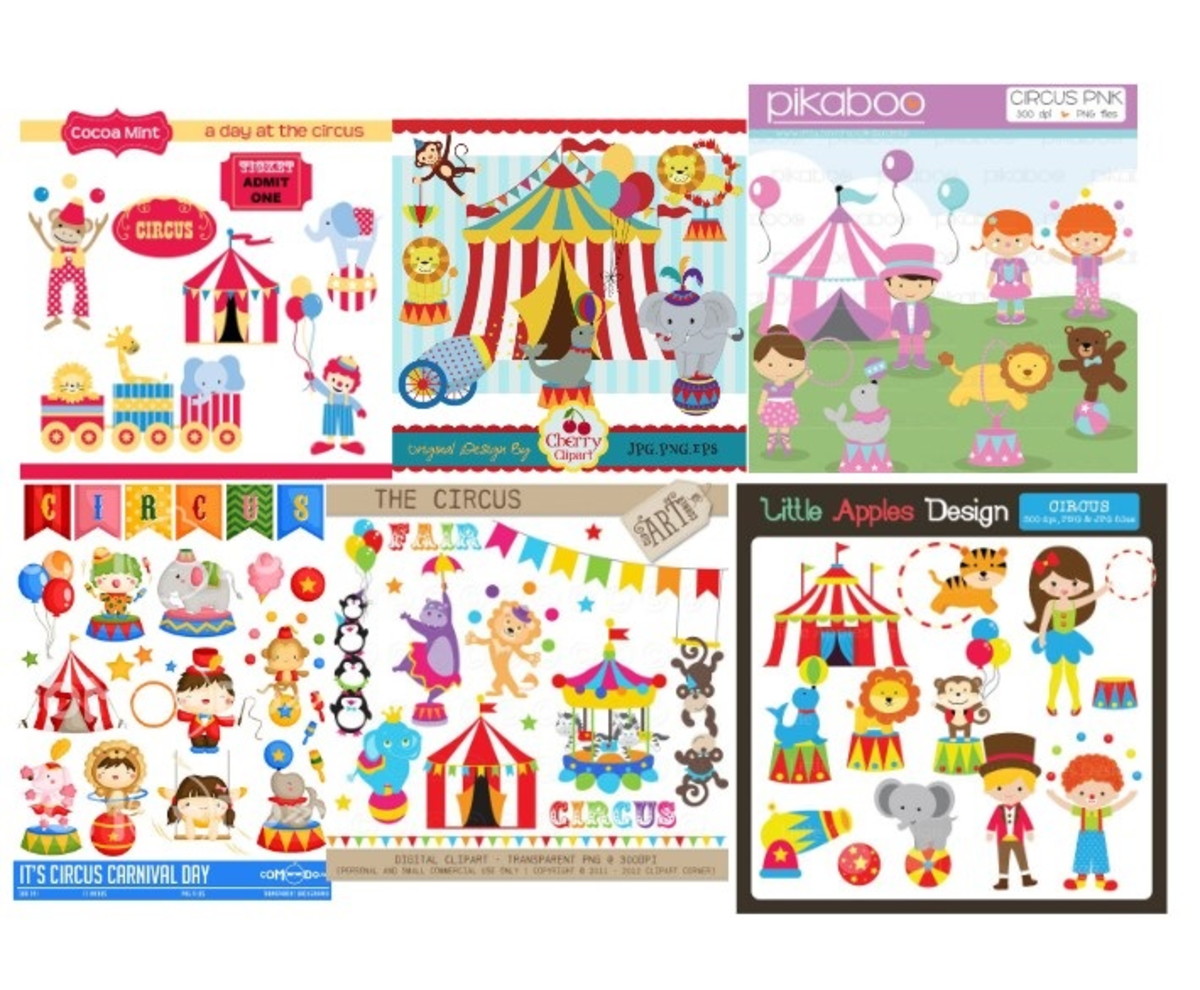 30 KITS DIGITAIS DE CIRCO