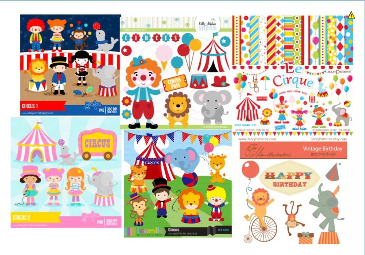 30 KITS DIGITAIS DE CIRCO - Imagem 3