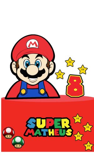 543 - Topo de Bolo Super Mário (1)