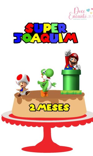 544 - Topo de Bolo Super Mário