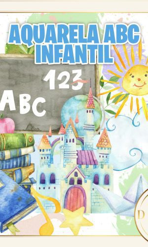 AQUARELA ABC ESCOLA KIT DIGITAL