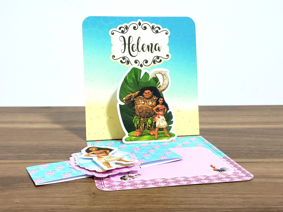 ARQUIRVO DE CORTE- CONVITES - POP-UP- MOANA