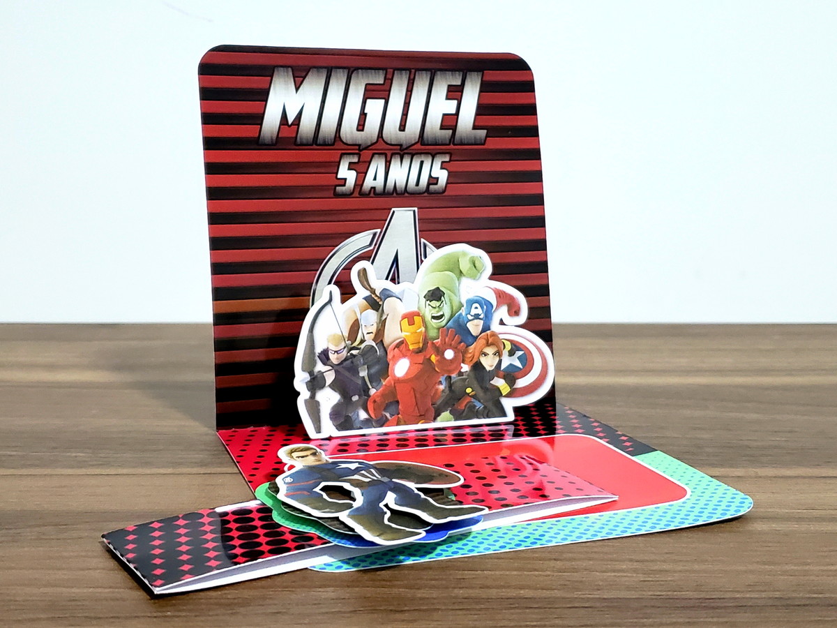 ARQUIRVO DE CORTE- CONVITES - VINGADORES