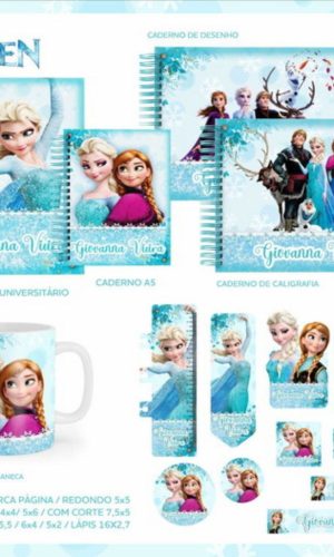 Arquivo Combo Volta as Aulas Frozen PDF PNG