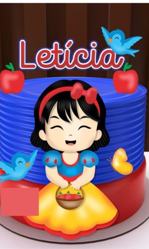 Arquivo Corte - Branca de Neve Baby Camadas-studio