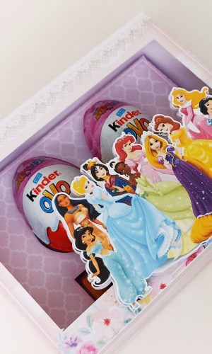 Arquivo Corte - Caixa Kinder Ovo Princesas