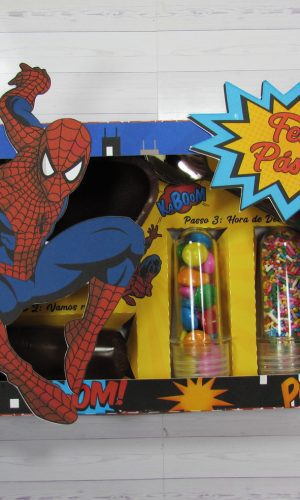 Arquivo Corte - Kit Confeiteiro Homem Aranha