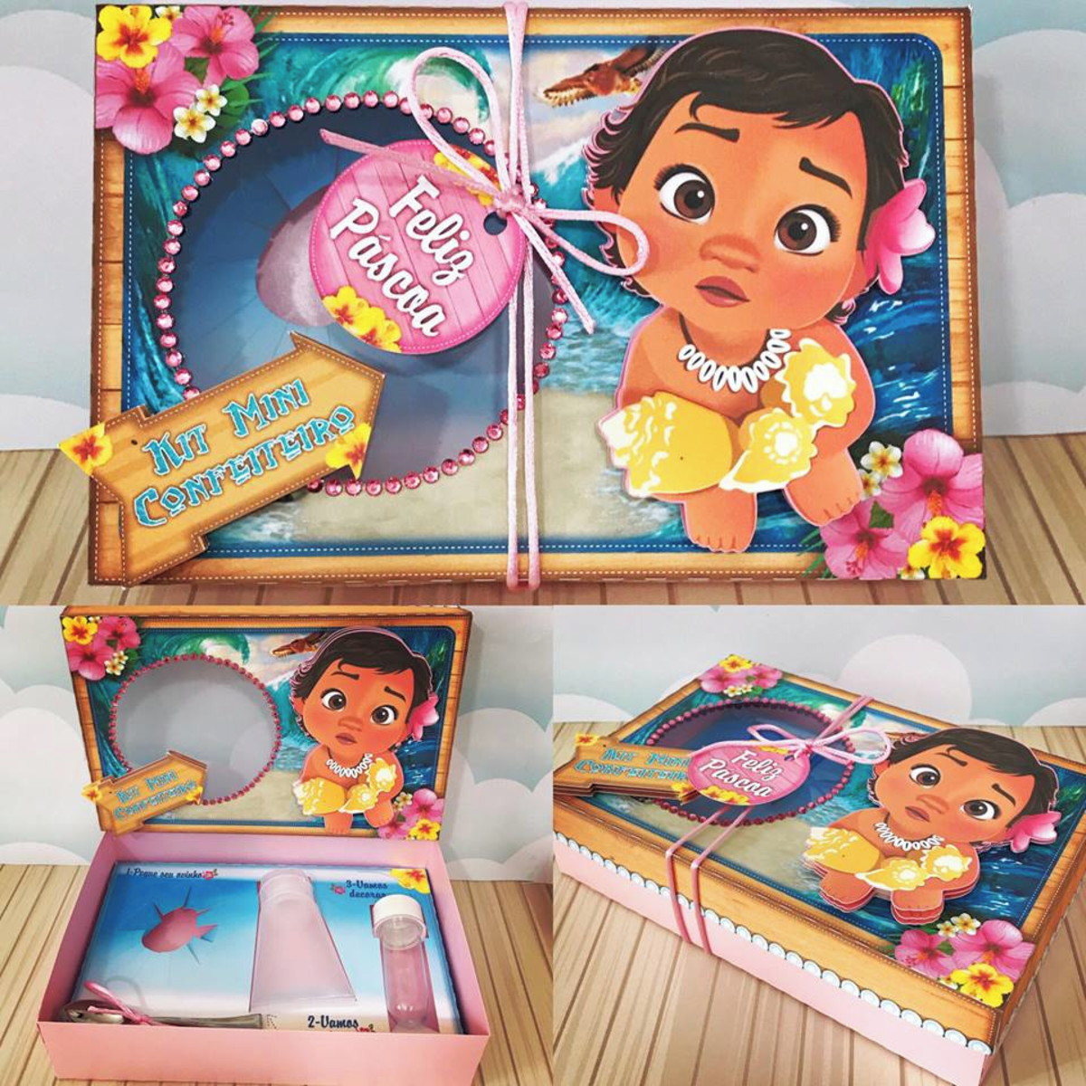 Arquivo Corte - Kit Confeiteiro Moana Baby - Imagem 3