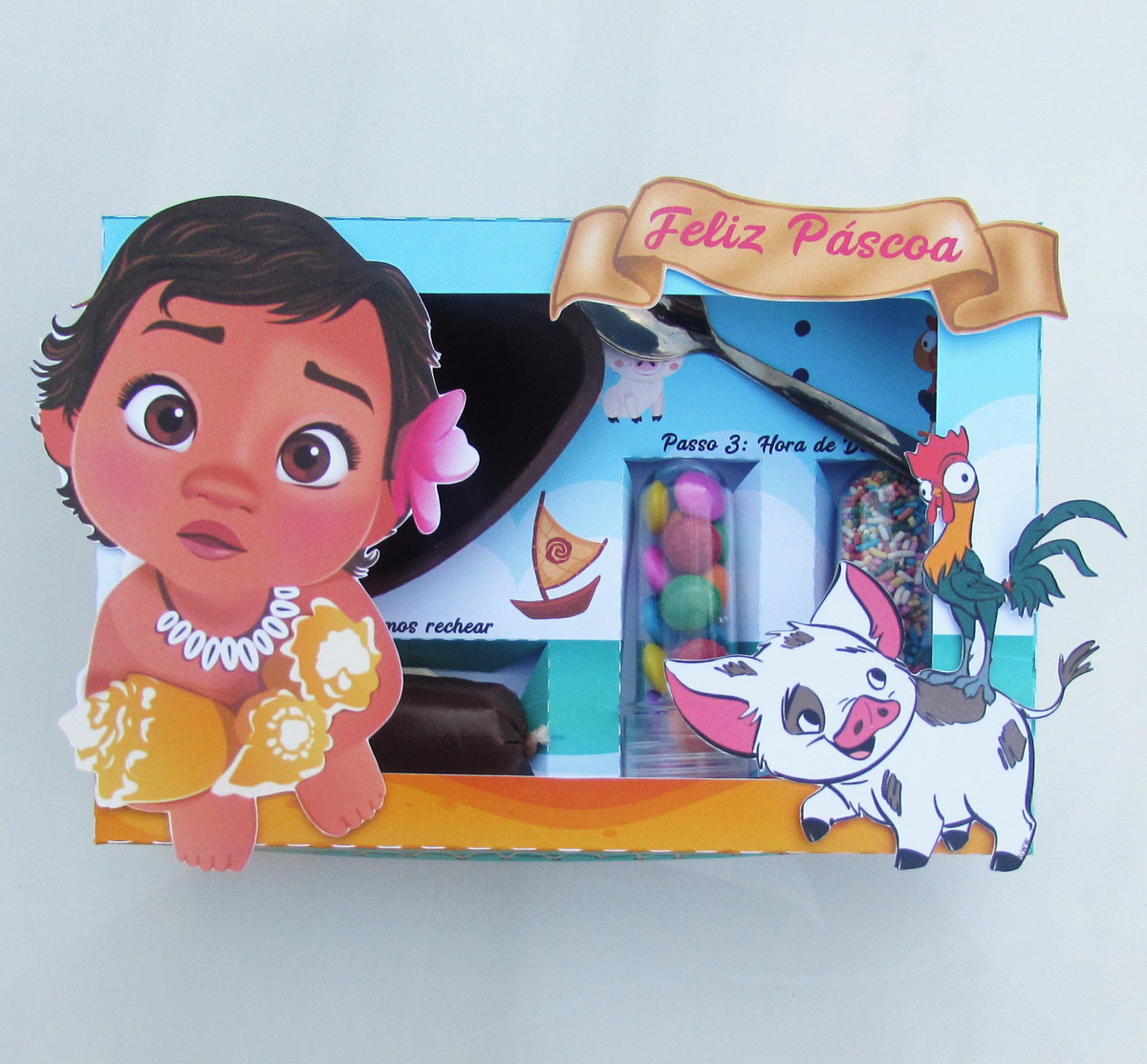 Arquivo Corte - Kit Confeiteiro Moana