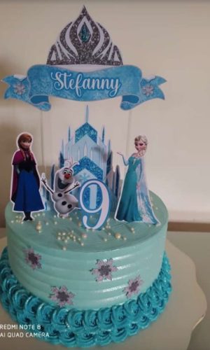 Arquivo CORTE topo de bolo FROZEN+1 DE BRINDE