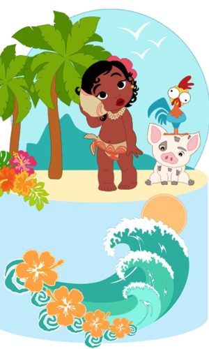 Arquivo Corte: Topo de Bolo Moana 002