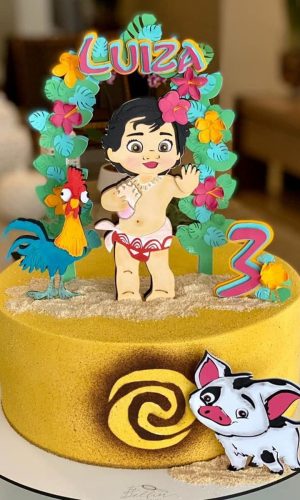 Arquivo Corte: Topo de Bolo Moana 005