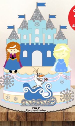 Arquivo Corte - Topo Frozen 1 (camadas) -cod-923