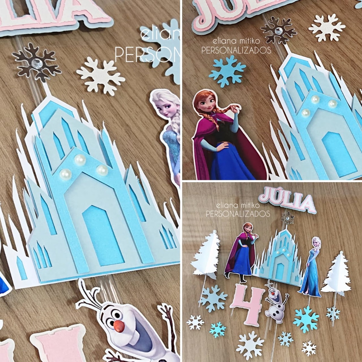 Svg Studio Fcm Cwprj Dxf Ttf Png Kit Dig Topo Frozen Castelo - Imagem 2