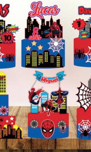 Arquivo Corte - Topo Homem Aranha (combo) - 009