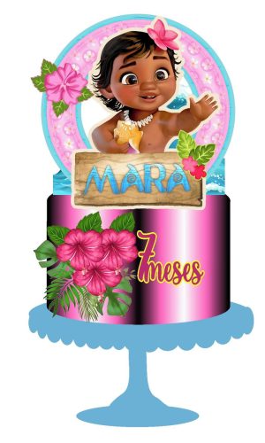Arquivo Corte Topo Moana Baby Modelo Mara