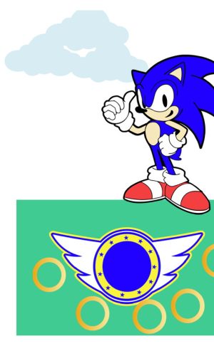 Kit com 5 arquivos de corte: 02-SONIC (100% em camadas)