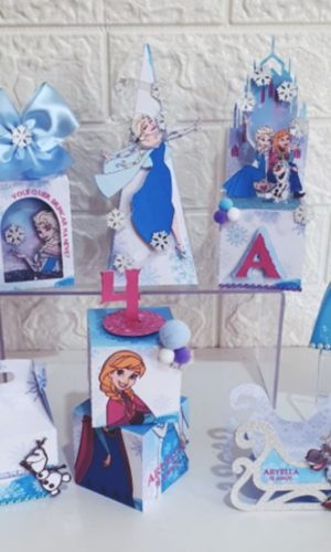 Arquivo de Corte 2 Topos de Bolo Frozen
