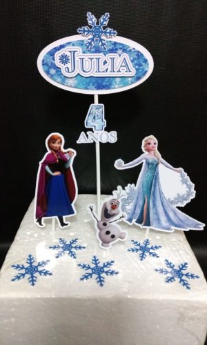 Arquivo de Corte Arte Topo p/ Bolo Frozen
