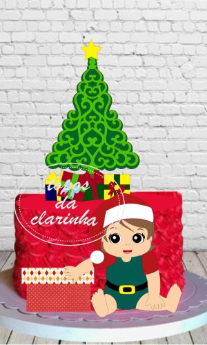 Arquivo de Corte Bebe Natal em Camada