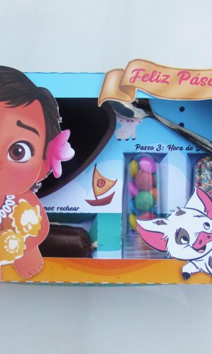 Arquivo de corte caixa ovo de colher Moana baby 105