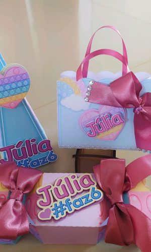 Arquivo de corte Caixa Pop it +brinde
