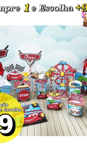 Arquivo de Corte Carros Disney 001 - Studio, Png e pdf