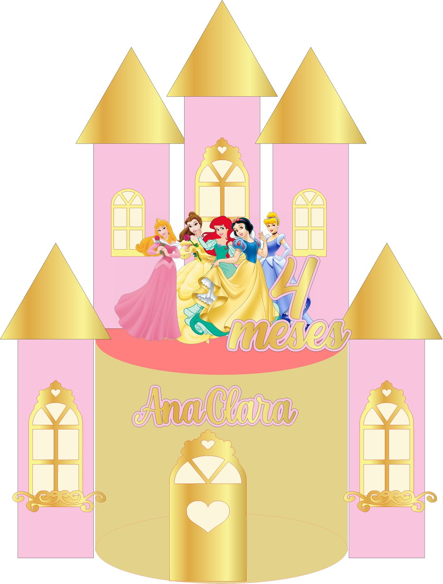 Arquivo de Corte - Castelo Princesas Disney