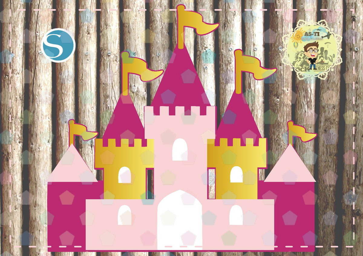 1530 - Arquivo de Corte Castelo Princesas Studio