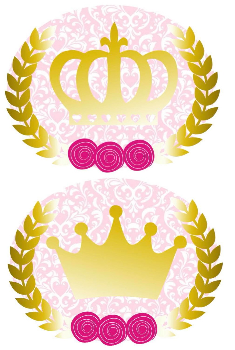 ARQUIVO DE CORTE DIGITAL - TOPO DE BOLO COROA PRINCESA - Imagem 4