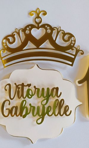 Arquivo de corte topo Coroa de princesa+brinde