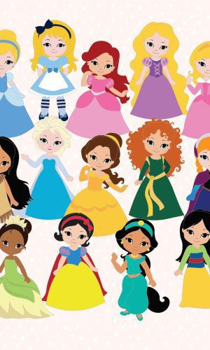 Arquivo de Corte Princesas em Camadas 5028