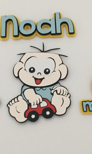 Arquivo de corte topo bolo cebolinha baby
