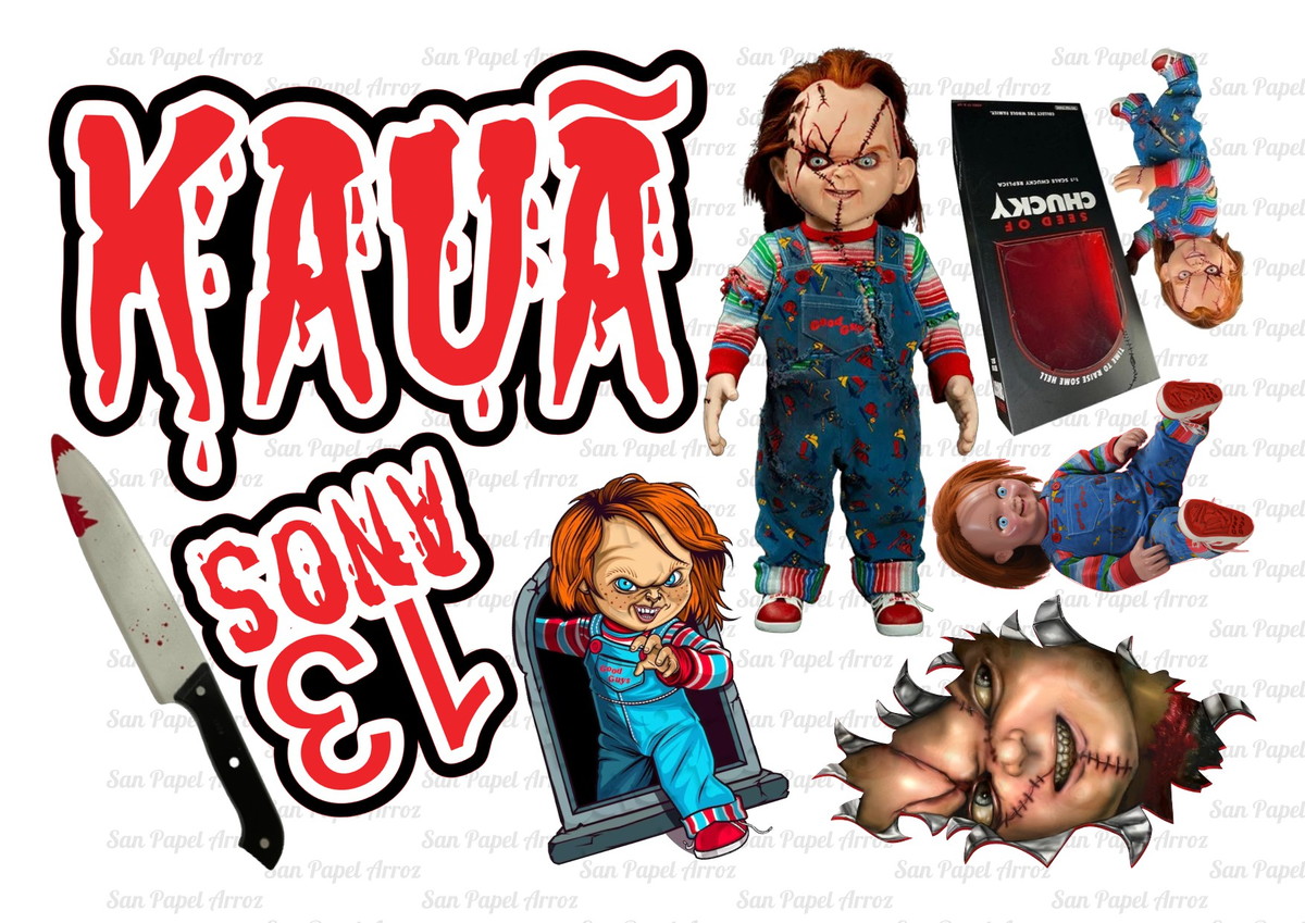 Arquivo de Corte Topo Bolo Chucky