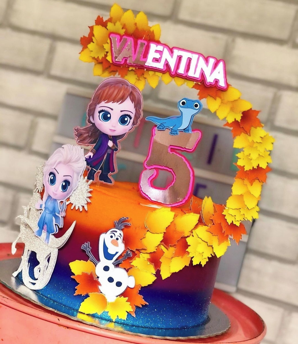 Arquivo De Corte Topo Bolo Frozen 2