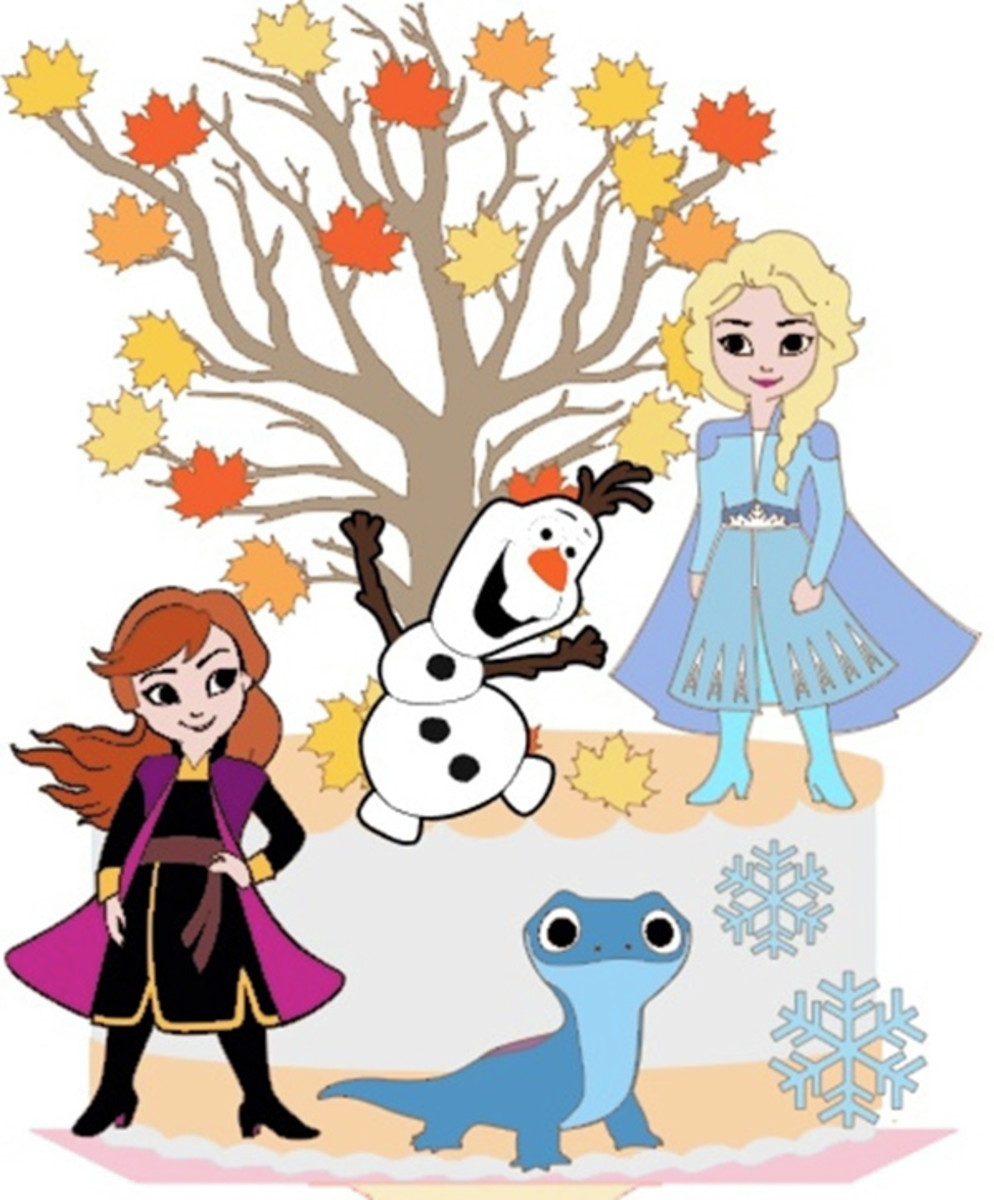 Arquivo de Corte Topo Bolo Frozen 2