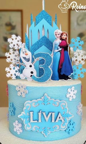 Arquivo de Corte Topo Bolo Frozen Castelo
