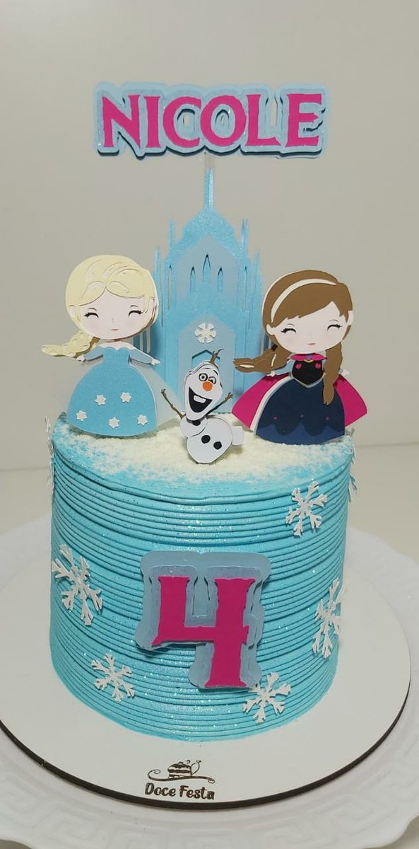 Arquivo de corte topo bolo frozen - Imagem 2