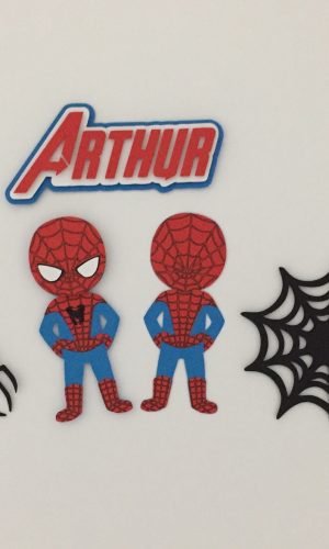 Arquivo de corte topo bolo homem aranha cute