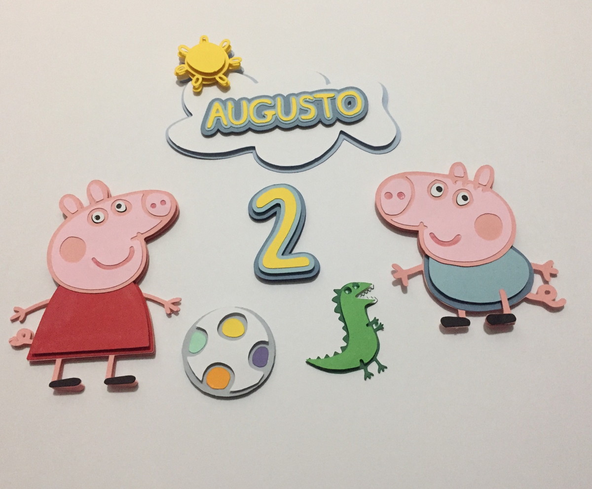 Arquivo de corte topo bolo pig - Imagem 2