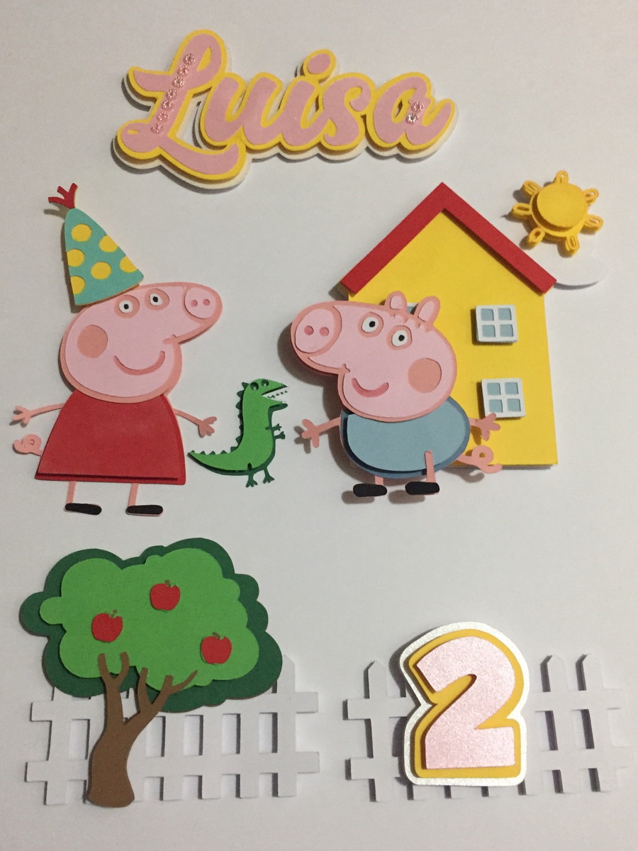 Arquivo de corte topo bolo pig