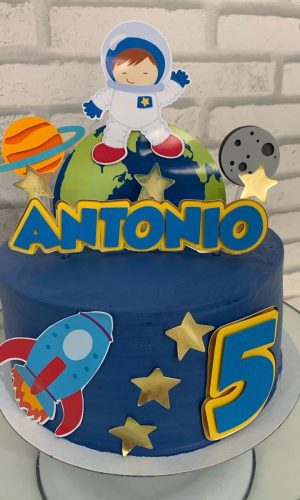 Arquivo De Corte Topo De Bolo Astronauta