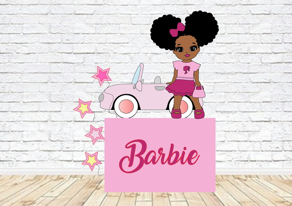 Arquivo de Corte Topo de Bolo Barbie Baby Studio 012